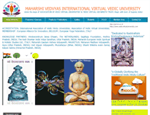 Tablet Screenshot of e-vedicuniversity.com